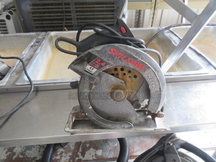 One Electric Skil Saw Legend. 2.4hp. 11 Amp. 