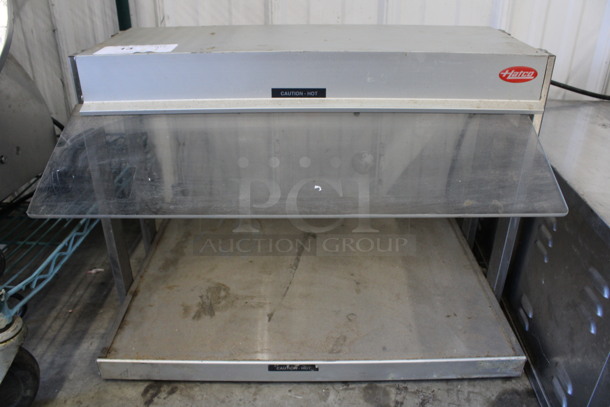 Hatco Metal Commercial Countertop Warming Display Case w/ Sneeze Guard. 25x23x18. Tested and Working!