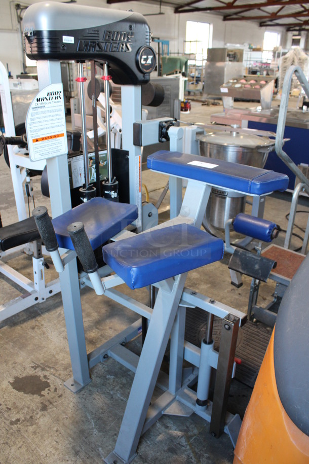 Body Masters Metal Commercial Floor Style Glute Trainer Machine.  110 Pound Maximum. 36x46x65