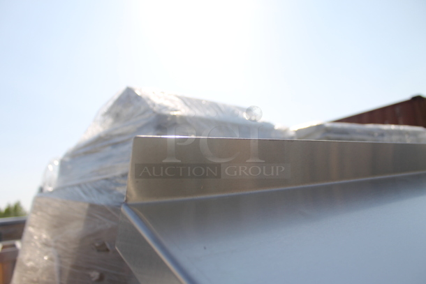BRAND NEW! Stainless Steel Commercial Wall Mount Shelf. - Image 4 of 4