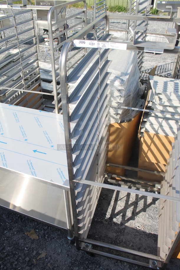 BRAND NEW! Metal Commercial Pan Transport Rack on Commercial Casters. - Image 4 of 4