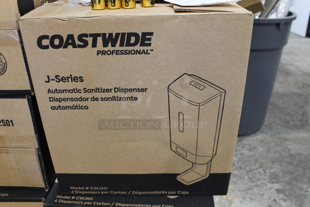 9 Boxes of 4 BRAND NEW! Coastwide J Series White Poly Hand Sanitizer Dispensers. 9 Times Your Bid! - Image 4 of 5