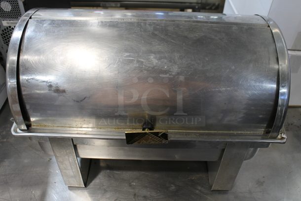 Stainless Steel Chafing Dish w/ Rolling Lid.