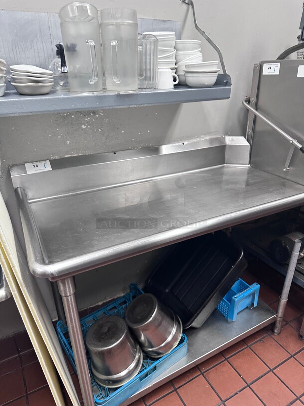 Clean! Advance Tabco Clean Straight Design Dishtable - R-L  Operation, Stainless Legs,  - Image 2 of 6