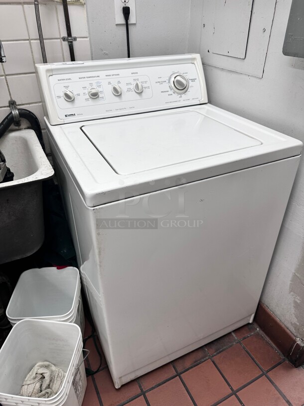 Kenmore 20232 3.5 Cu. Ft. Top-Load Washer W/Porcelain Basket - White 115 Volt Working! - Image 1 of 7