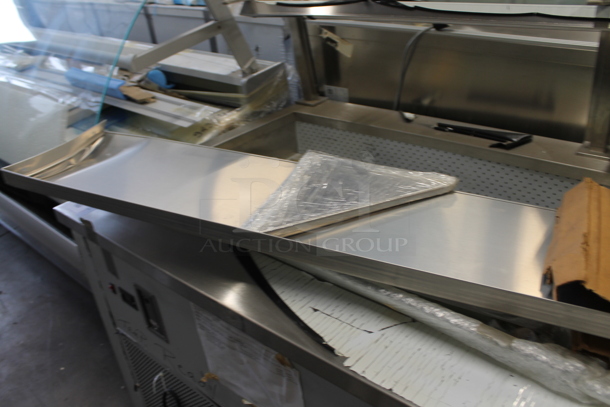 ALL ONE MONEY! Tier Lot of Various BRAND NEW SCRATCH AND DENT!  Items Including A Frame Sidewalk Sign and Stainless Steel Shelf. - Image 4 of 4