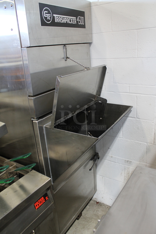 CTC Trashpacker 4500 Stainless Steel Commercial Vertical Trash Compactor. 115 Volts, 1 Phase. - Image 1 of 3