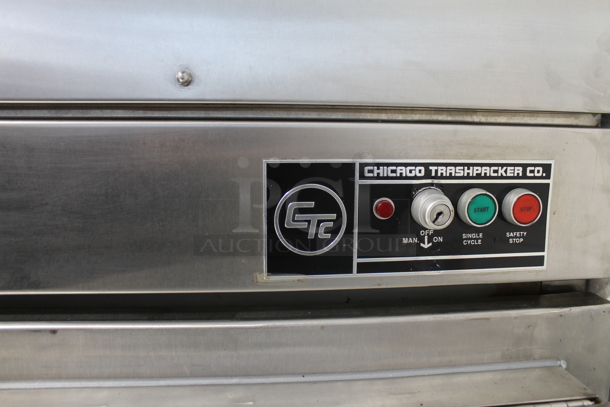 CTC Trashpacker 4500 Stainless Steel Commercial Vertical Trash Compactor. 115 Volts, 1 Phase. - Image 3 of 3