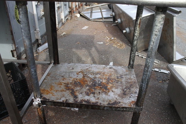 Stainless Steel Table w/ Metal Under Shelf. - Image 3 of 4