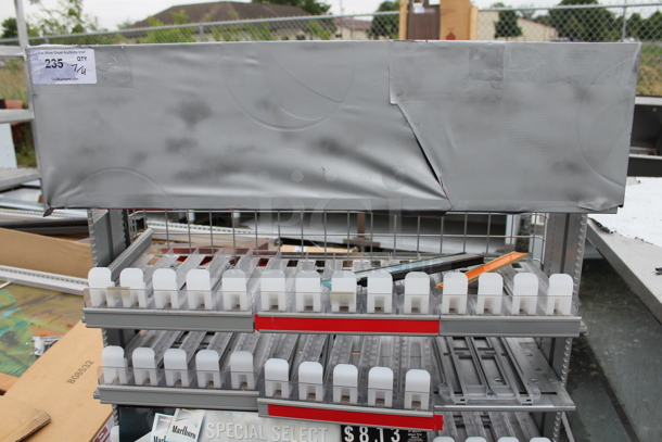 Gray Metal Cigarette Box Rack. - Image 2 of 5