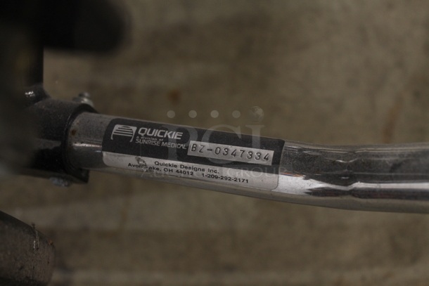 Quicke Breezy BZ-0347334 Black Wheelchair. - Image 7 of 9