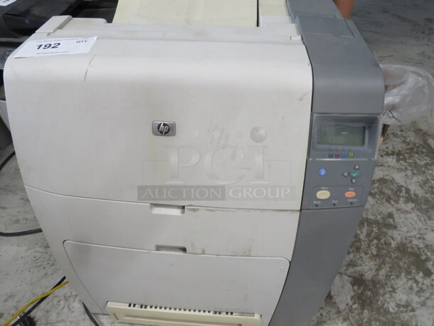 One HP Color Laser Jet Printer. #4700n. - Image 2 of 2