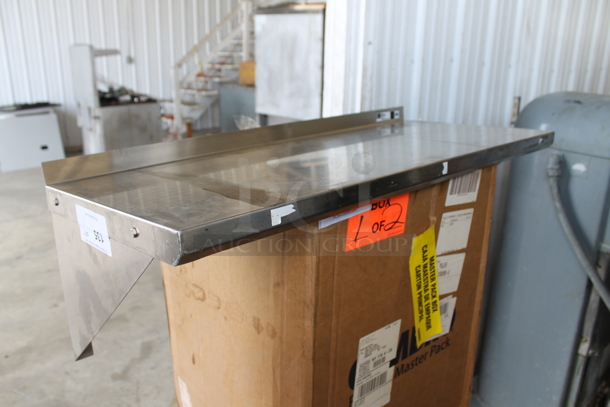 John Boos Stainless Steel Commercial Wall Mount Shelf. - Image 2 of 4