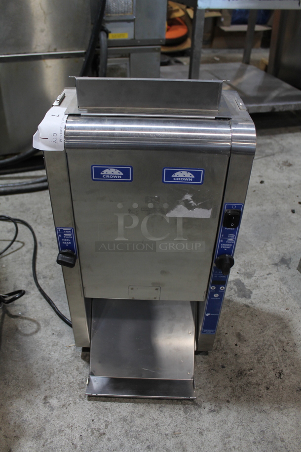 AJ Antunes VCT-2 Stainless Steel Commercial Countertop Vertical Contact Toaster. 120 Volts, 1 Phase. Tested and Working!