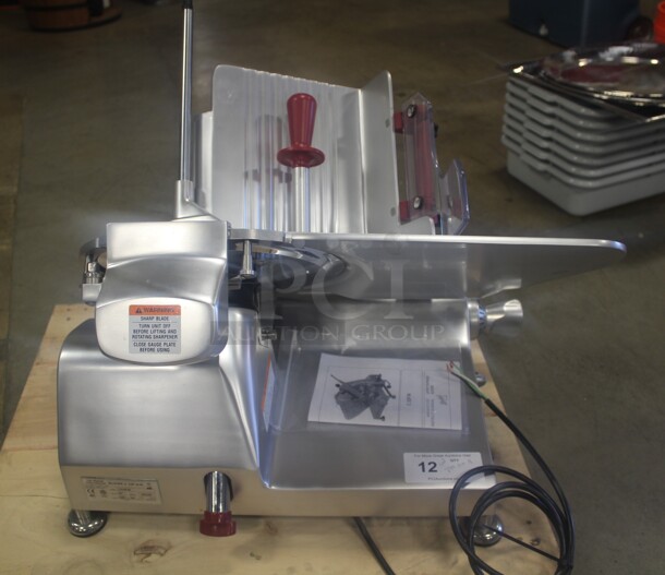 NEW! Van Berkel Varimixer Model C33F-S/N Commercial Countertop Meat/Cheese Deli Slicer. 28x17x22. 220V/60Hz. 1 Phase. Needs Plug. 