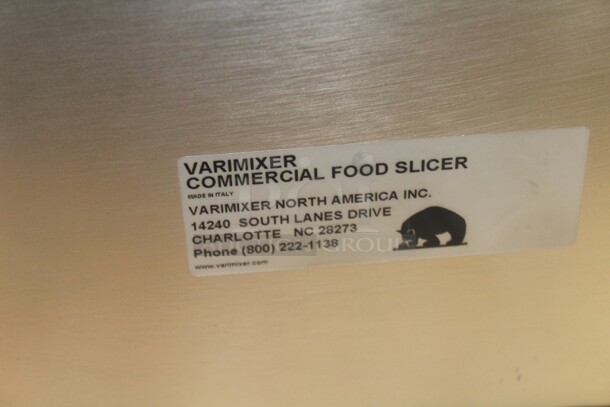 NEW! Van Berkel Varimixer Model C33F-S/N Commercial Countertop Meat/Cheese Deli Slicer. 28x17x22. 220V/60Hz. 1 Phase. Needs Plug.  - Image 7 of 8
