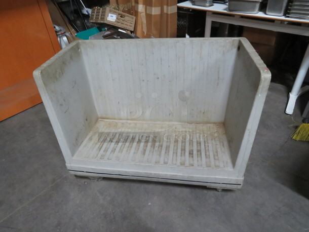 One Metro Single Sided Cart On Casters. Model# SSD16. 39X20X30. $843.00 - Image 1 of 3