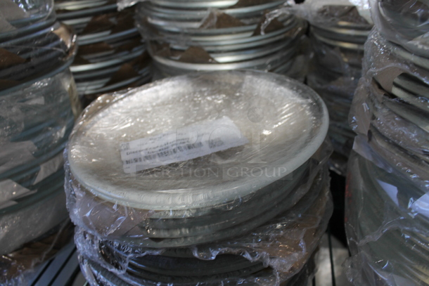 ALL ONE MONEY! Tier Lot of Approximately 350 BRAND NEW Plates Including Hammered Glass 8" Cocktail Plates - Image 5 of 6