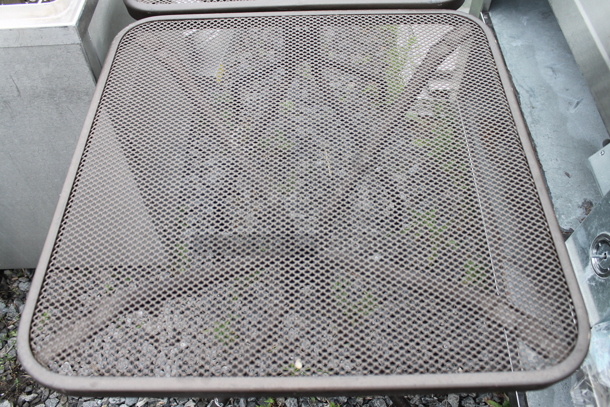 2 Metal Mesh Patio Tables. 2 Times Your Bid! - Image 2 of 3