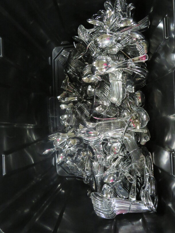 One Mega Lot Of Poly  Flatware. - Image 1 of 1