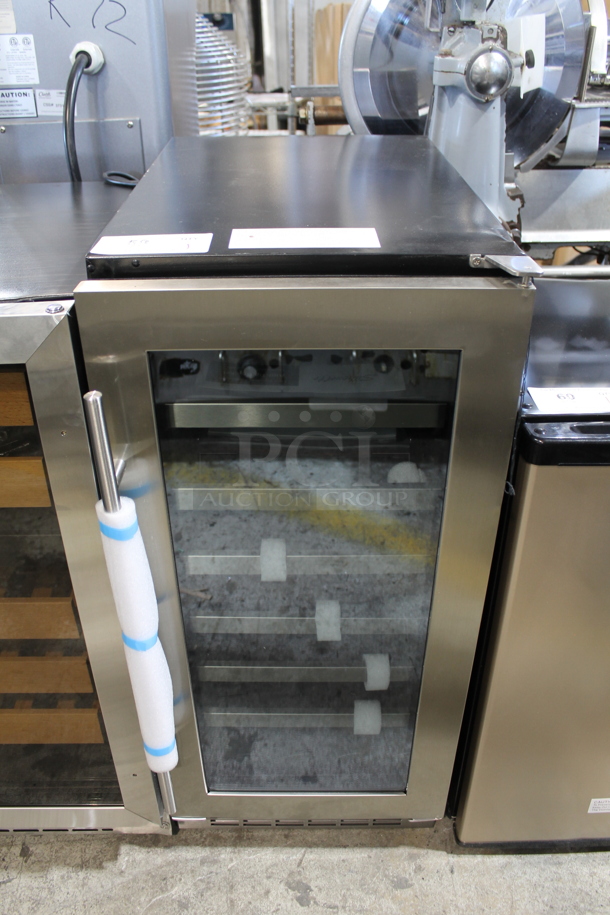BRAND NEW SCRATCH AND DENT! Danby DWC031D1BSSPR Silhouette Professional Tuscany 28 Bottle Built-In Wine Cooler Merchandiser. 115 Volts, 1 Phase. Tested and Working! - Image 1 of 4