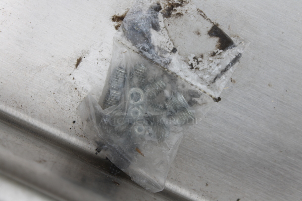 BRAND NEW SCRATCH AND DENT! Stainless Steel Right Side Clean Side Dishwasher Table w/ Legs. - Image 6 of 6
