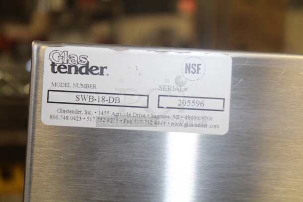 NEW! Glastender Model SWB-18-DB Commercial Stainless Steel Underbar Wet Waste Sink With Faucet. 18x24x54. - Image 2 of 5