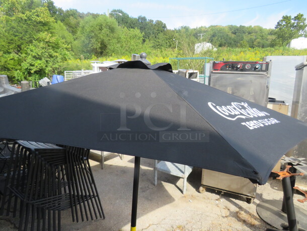 One Coca Cola Patio Umbrella.  - Image 2 of 2