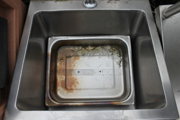 Universal Stainless Steel Commercial Single Bay Sink w/ Faucet. - Image 4 of 7