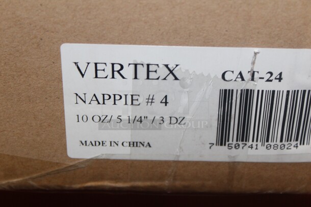 NEW! 18 Vertex 10oz Nappie Bowls. 18X Your Bid!  - Image 2 of 2