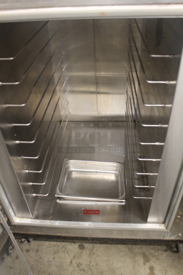 DeLuxe CR-2-3S Stainless Steel Commercial Bakery Oven Proofer on Commercial Casters. 120/208 Volts, 3 Phase.  - Image 7 of 8