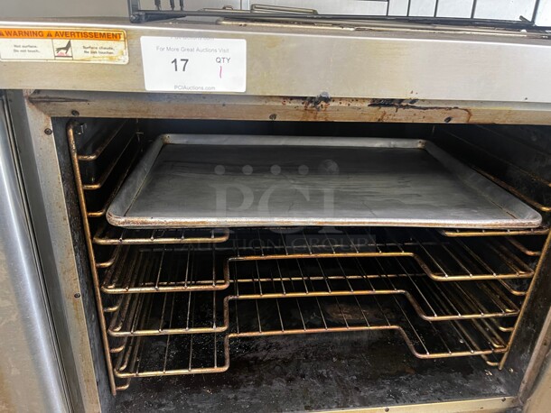 Late Model! Vulcan VC4GD Commercial Single Full Size Natural Gas Convection Oven - 50,000 BTU One Stand With 5 Shelves NSF Tested and Working! - Image 11 of 11