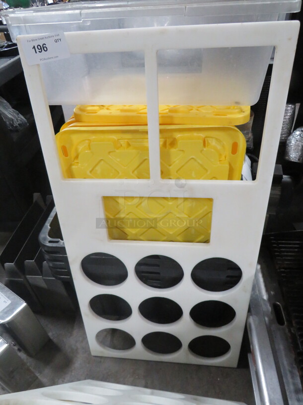 One Poly Salad Bar Crock Holder. 22.5X44.5 - Image 1 of 1