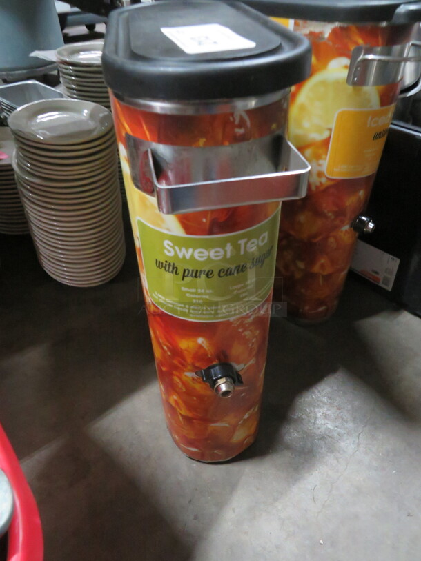 One Slim Jim Tea Satellite With Lid.