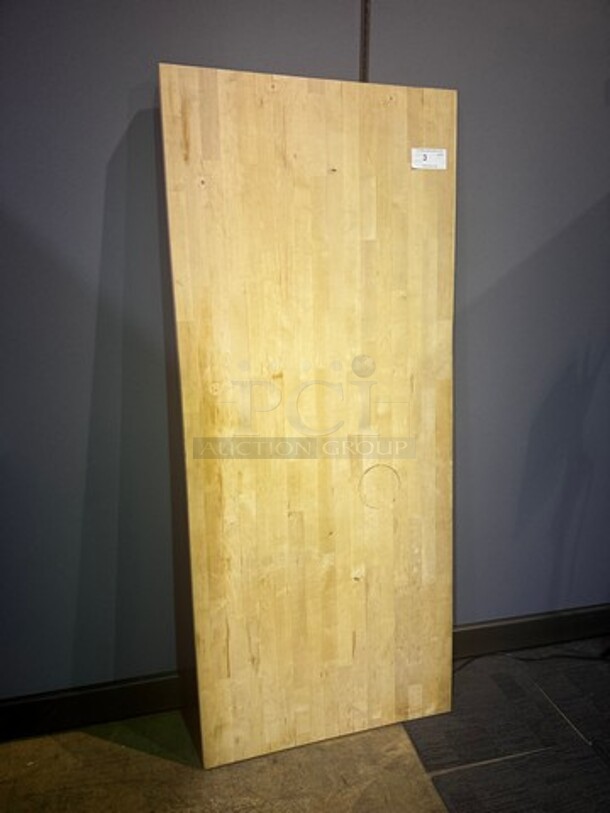 Work Table Top/Wood Top 72X30" - Image 3 of 3