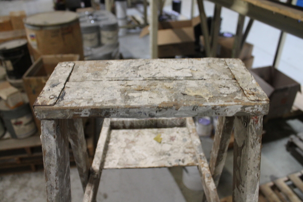 Wooden A Frame Ladder.  - Image 3 of 4