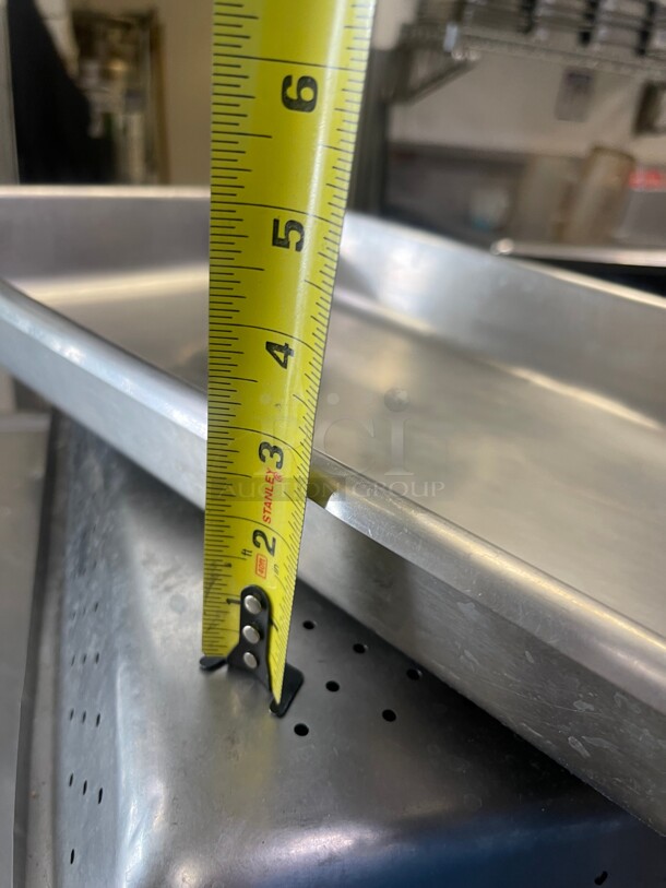 Commercial Deep Full Size Super Pan V Stainless Steel Steam Pan With 8.3 Quart Capacity NSF 12x21x3 - Image 7 of 7