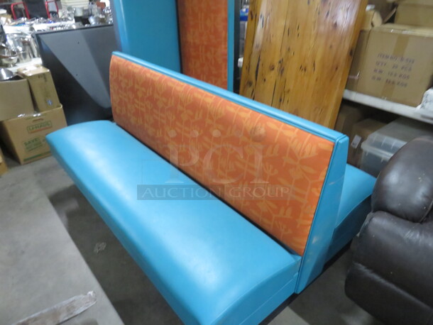 One Double Sided Cushioned Booth. - Image 3 of 3