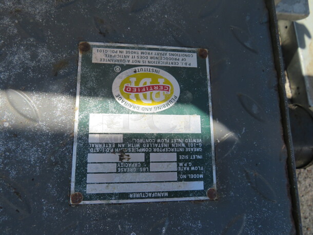 One PDI 20lb Grease Trap. #GI-40. 36X16X15 - Image 3 of 3