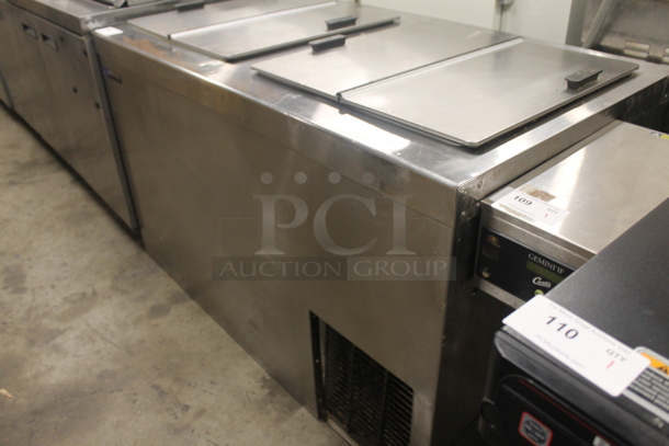 Master-Bilt DC-8D Stainless Steel Commercial Chest Freezer w/ 2 Center Hinge Lids. 115 Volts, 1 Phase. Tested and Working! - Image 3 of 7