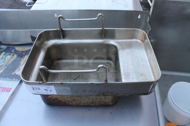 Stainless Steel Drop In For Countertop Fryer - Image 1 of 3