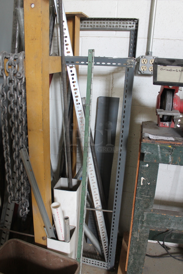 ALL ONE MONEY! Lot of Various Items Including Metal Pieces and Chain. BUYER MUST REMOVE. - Image 3 of 5