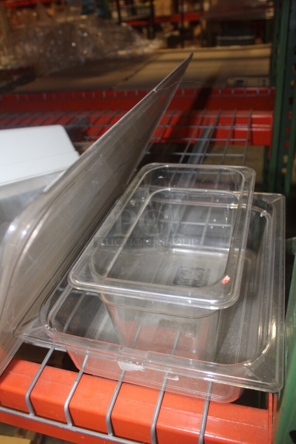 ALL ONE MONEY! Lot Of Various Plastic Insert/Pans And Lid  - Image 2 of 3