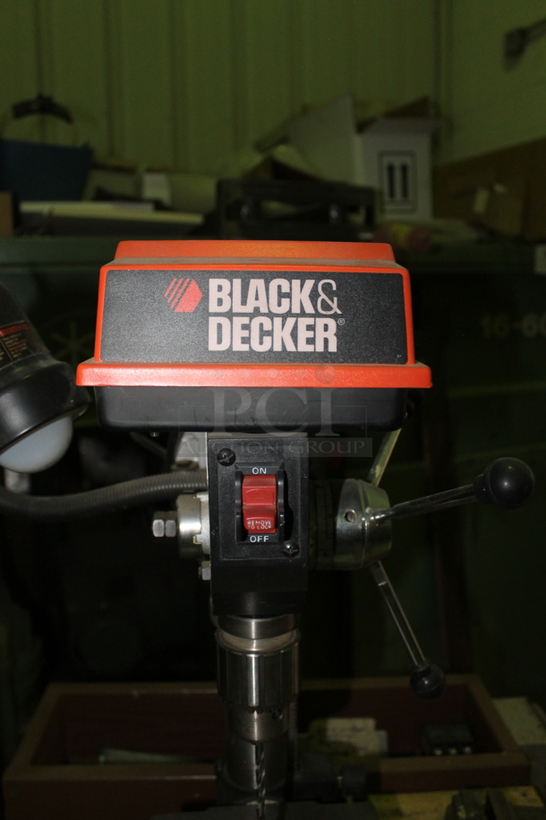 Black & Decker BDDP100 10" 5 Speed Drill Press on Metal Cart w/ Commercial Casters. - Image 6 of 9