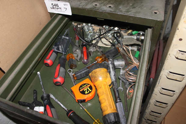 ALL ONE MONEY! Lot of Green Metal 4 Drawer Filing Cabinet w/ Contents. BUYER MUST REMOVE. - Image 5 of 7