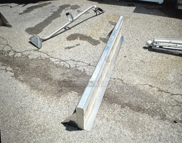 One Stainless Steel Shelf. 60X12X12 - Image 1 of 1