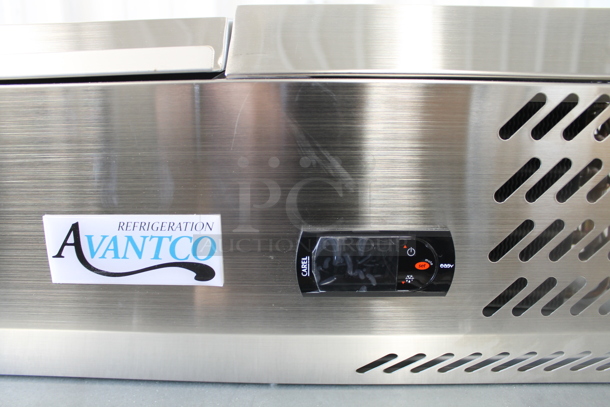BRAND NEW SCRATCH AND DENT! Avantco 360CPT71 Stainless Steel Commercial Countertop Refrigerated Rail. 115 Volts, 1 Phase. Tested and Working! - Image 4 of 8