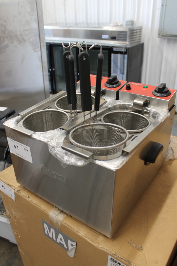 BRAND NEW SCRATCH AND DENT! 2023 Avantco 177PC102 Stainless Steel Commercial Countertop Electric Powered Pasta Cooker. Rethermalizer. 120 Volts, 1 Phase.  - Image 2 of 5