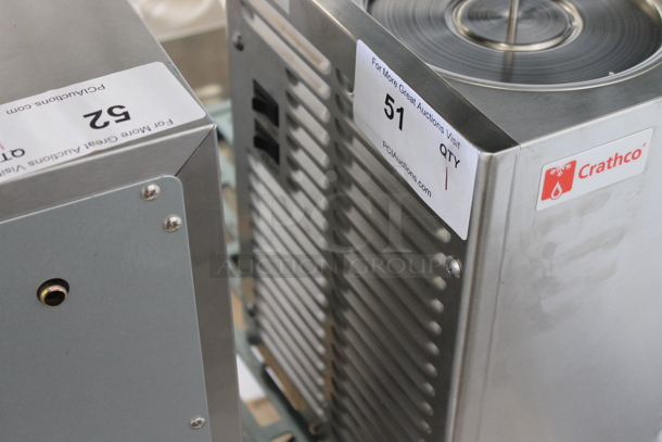 2021 Crathco D25-3 Stainless Steel Commercial Countertop 2 Hopper Refrigerated Machine Base. 115 Volts, 1 Phase. Tested and Working! - Image 3 of 5