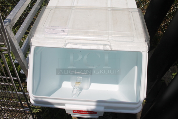 ALL ONE MONEY! Lot of Steel Racks, Rubbermaid Shelf Ingredient Bin With Scooper And Insert Pan Rack. - Image 4 of 4